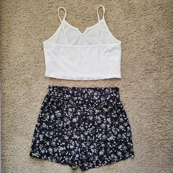 ROMWE floral two piece set - Picture 7 of 7